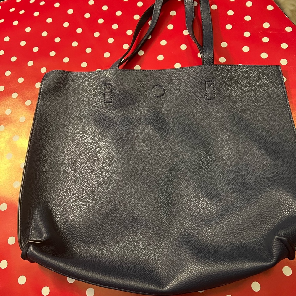 Elegant Navy Blue Tote Bag